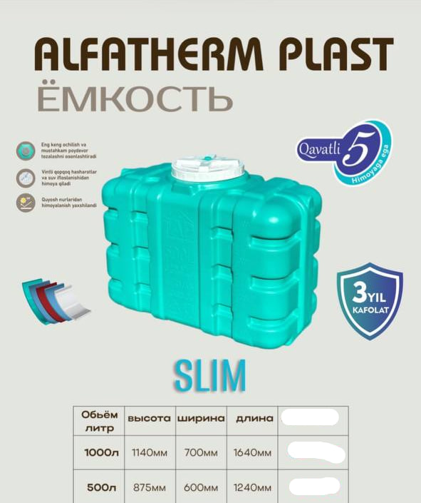 Bak SLIM Alfaterm plast