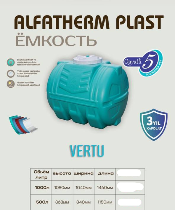 Bak VERTU Alfaterm plast